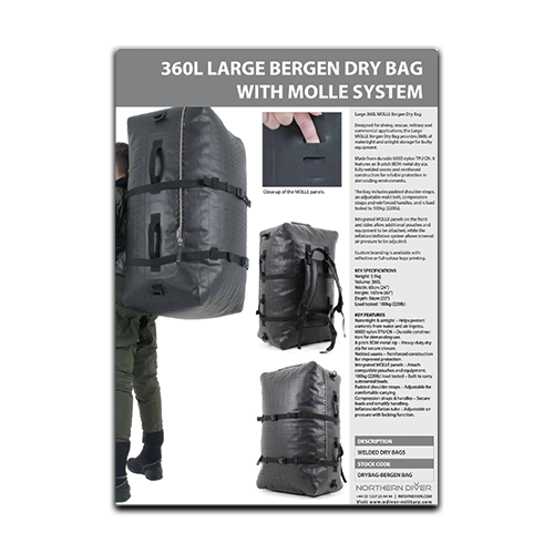 360L Bergen Bag Datasheet